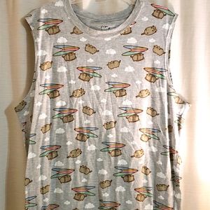 PUSHEEN Cat sleeveless shirt